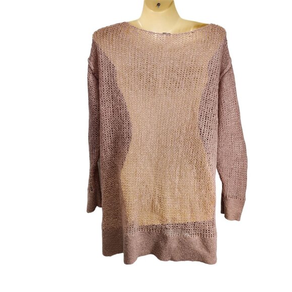 Free People Womens Mohair Loose Knit Sweater In Dusty Pink - Picture 3 of 10